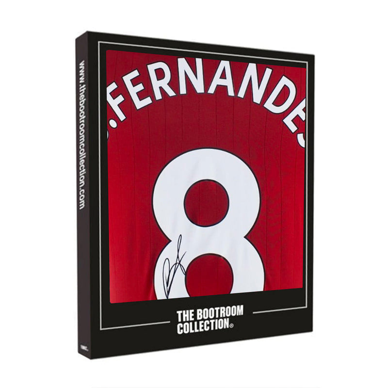 Bruno Fernandes Signed Manchester United 2022-23 Home Shirt (Boxed)
