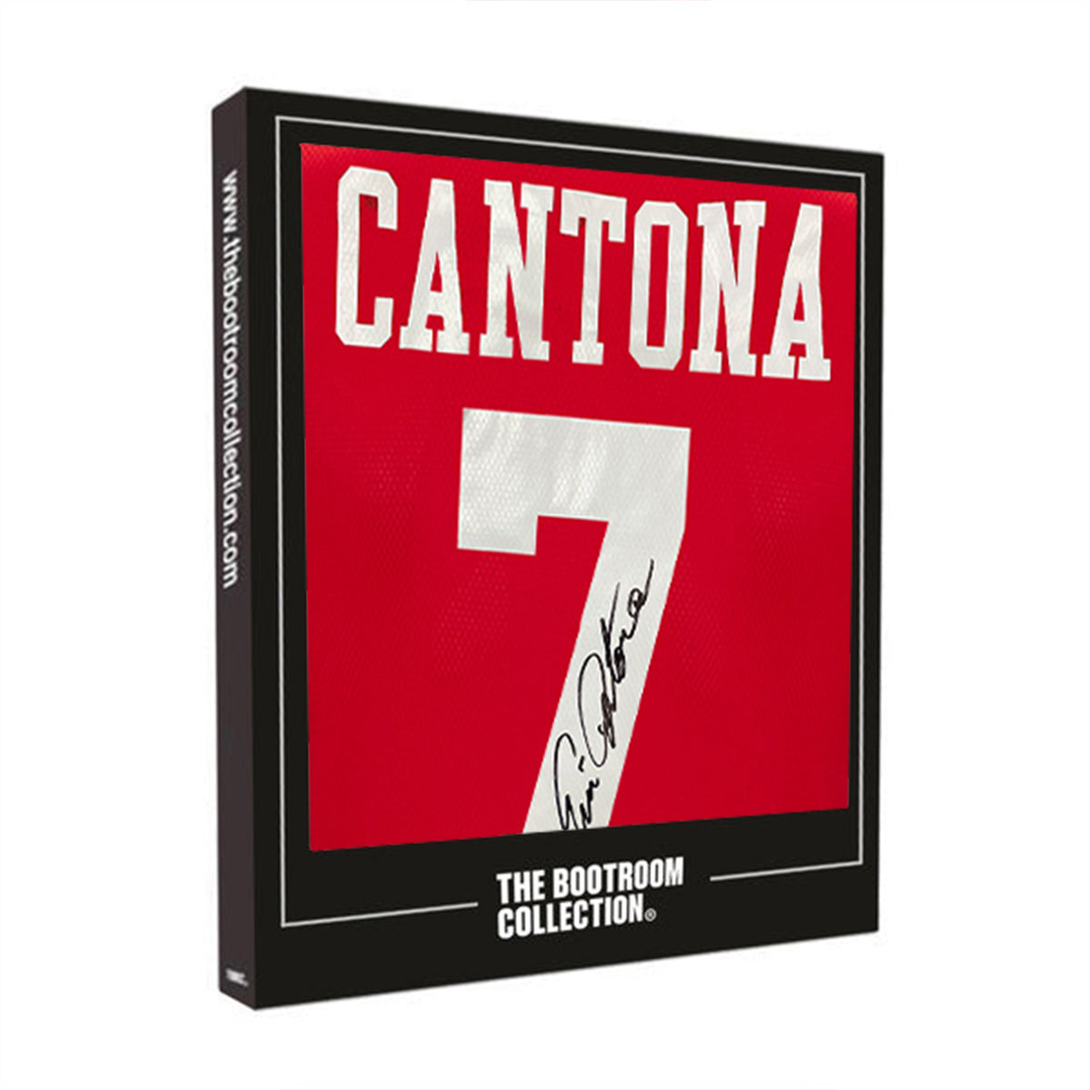 Eric Cantona 2019-20 Manchester United Signed #7 Home Shirt - The Bootroom Collection