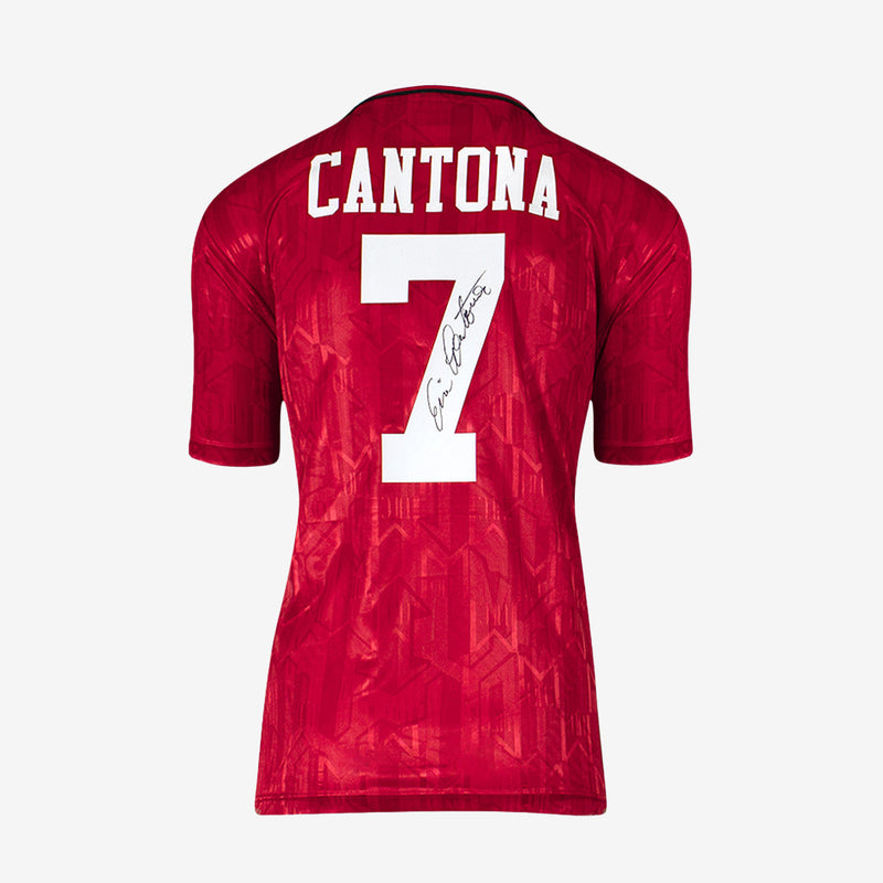 Eric Cantona Back Signed Manchester United 1994 Home Shirt - The Bootroom Collection