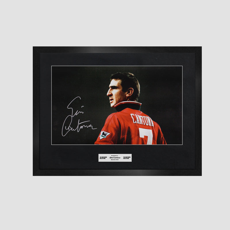 Eric Cantona Signed Manchester United 16×20 photo (Framed)
