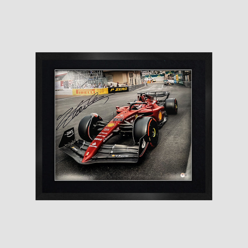 Charles Leclerc Signed Image -  F1 World Championship Grand Prix of Monaco
