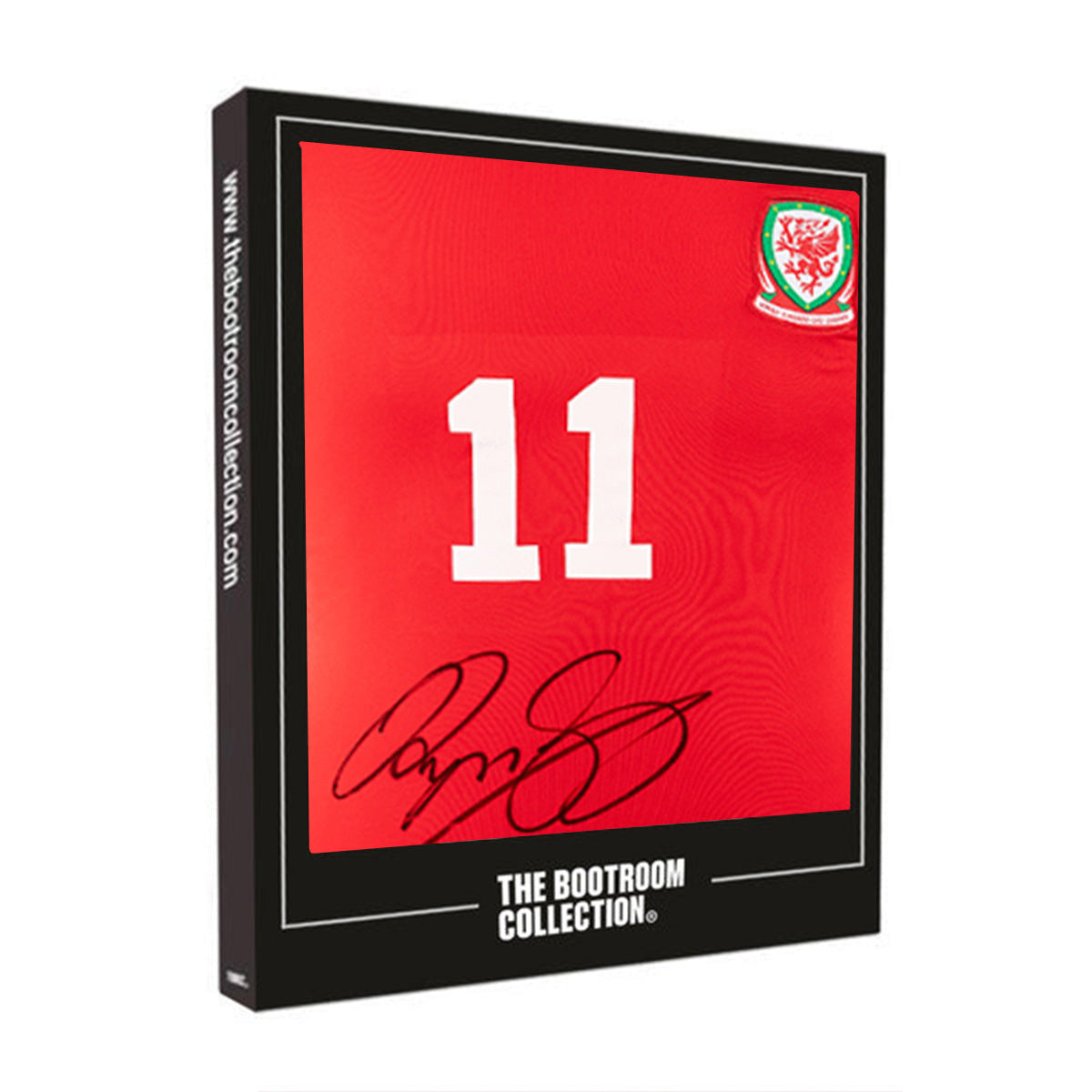 Ryan Giggs Front Signed Retro Wales Home Shirt (Boxed)