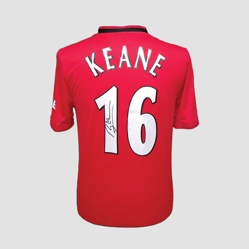 Roy Keane Signed Manchester United 2019-20 Home Shirt (Boxed)