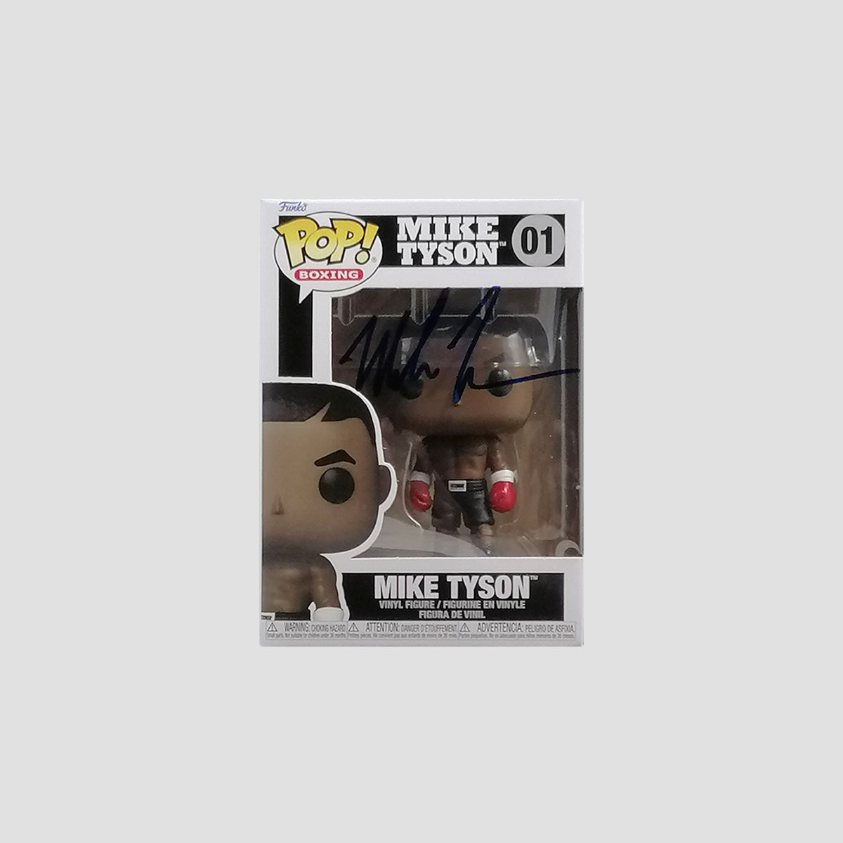 Mike Tyson Signed Boxing Funko Pop #01 - The Bootroom Collection