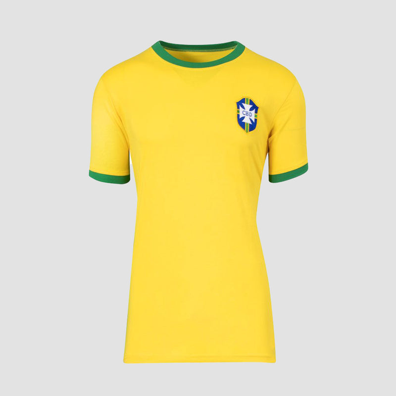 Pele Back Signed 1970 Brazil Home Shirt (Boxed)