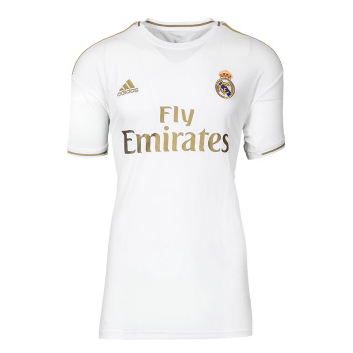 Ronaldo Back Signed Modern Real Madrid Home Shirt With Fan Style Numbers (Boxed) - The Bootroom Collection