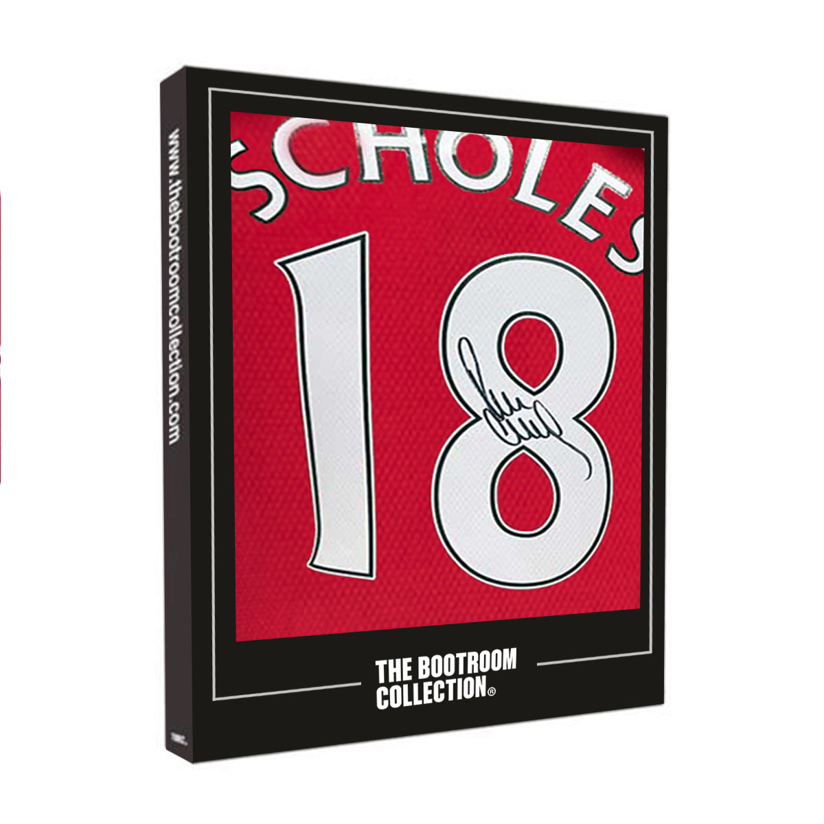 Paul Scholes Signed Manchester United #18 Shirt (Boxed) - The Bootroom Collection