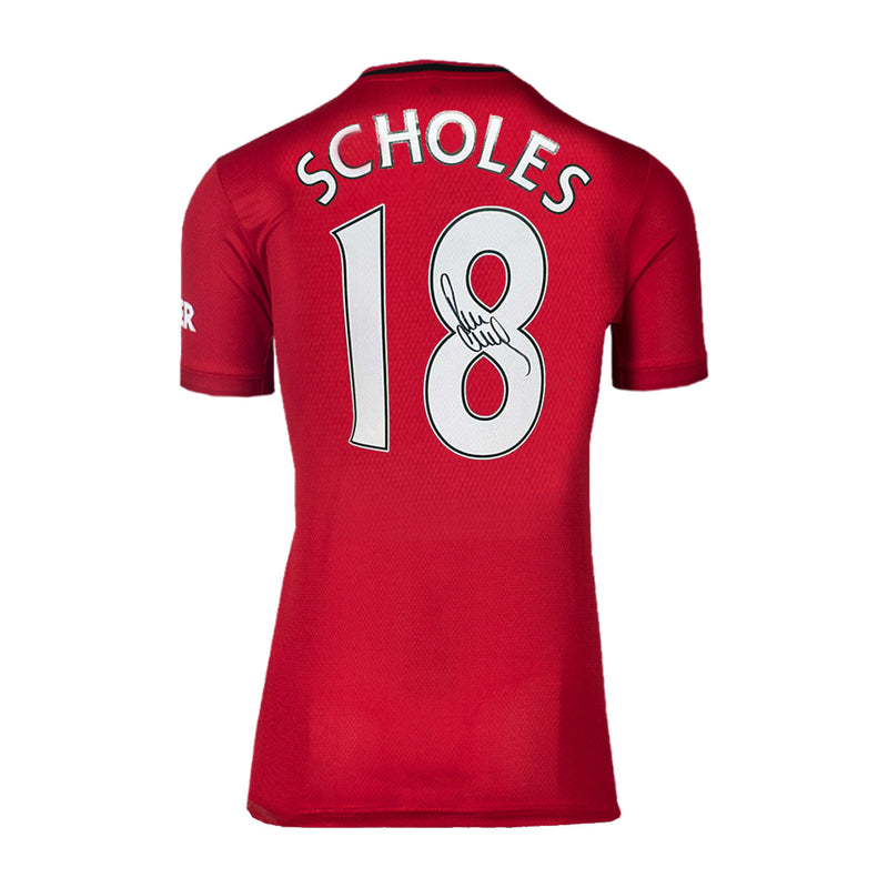 Paul Scholes Signed Manchester United