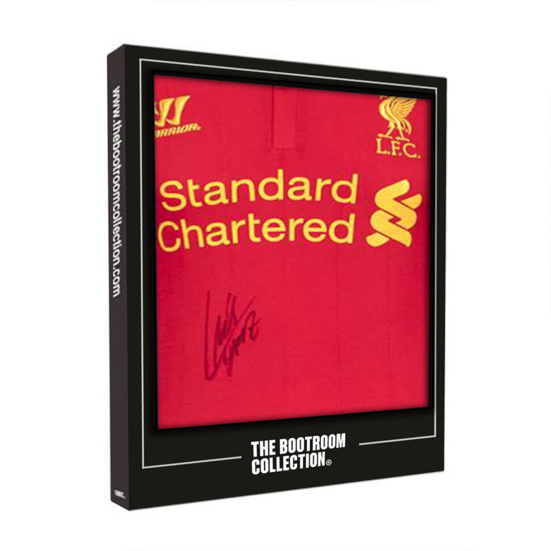 Luis Suarez Signed Liverpool Shirt - 2012/2013 (Boxed) - The Bootroom Collection