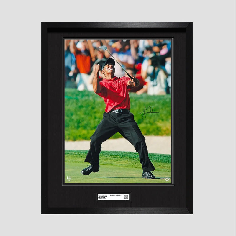Tiger Woods Signed Photo: 2008 U.S. Open Championship 30x40 (Framed) - The Bootroom Collection