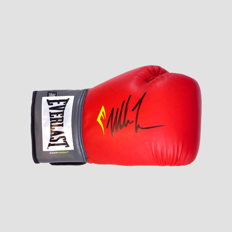 Mike Tyson Signed Red Everlast Boxing Glove - The Bootroom Collection