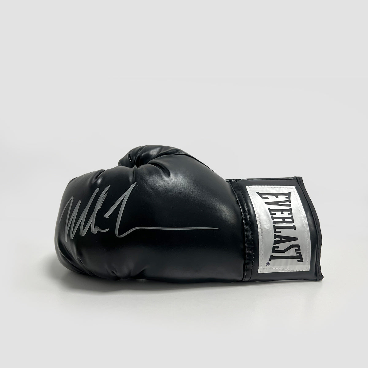 Mike Tyson Signed Black Everlast Boxing Glove